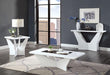 DUBENDORF Sofa Table, White - U&U Home Budget Furniture (Carteret, NJ)