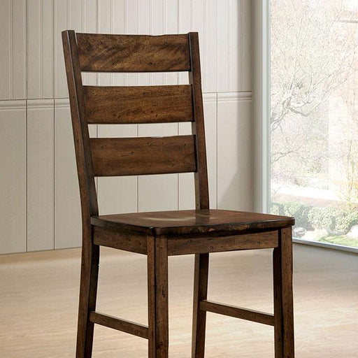 Dulce Walnut Side Chair (2/CTN) - U&U Home Budget Furniture (Carteret, NJ)