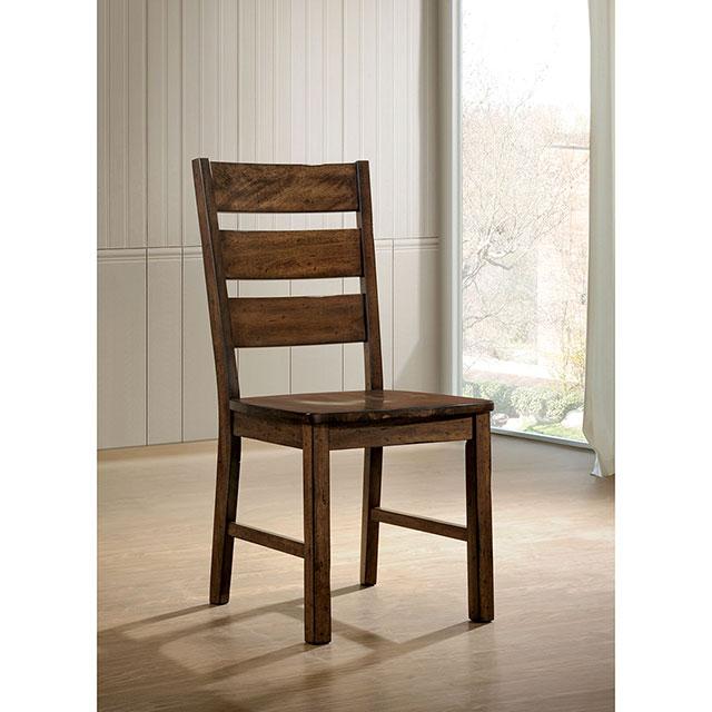 Dulce Walnut Side Chair (2/CTN) - U&U Home Budget Furniture (Carteret, NJ)