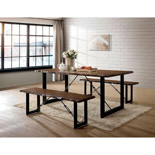 Dulce Dining Table Set Bench - U&U Home Budget Furniture (Carteret, NJ)