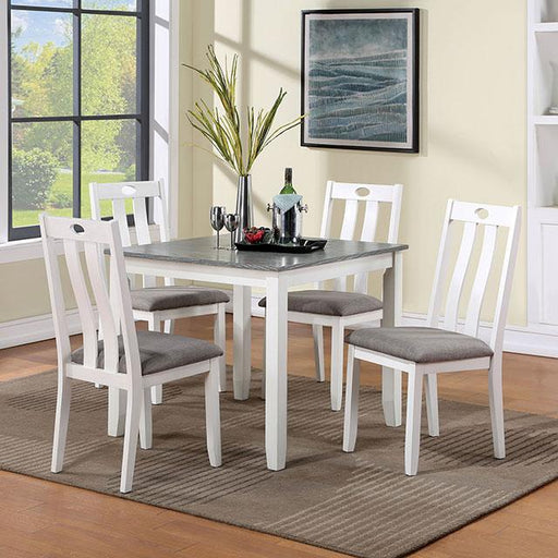 Dunseith 5 Pc. Dining Set - U&U Home Budget Furniture (Carteret, NJ)