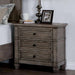 DURANGO Night Stand w/ USB - U&U Home Budget Furniture (Carteret, NJ)