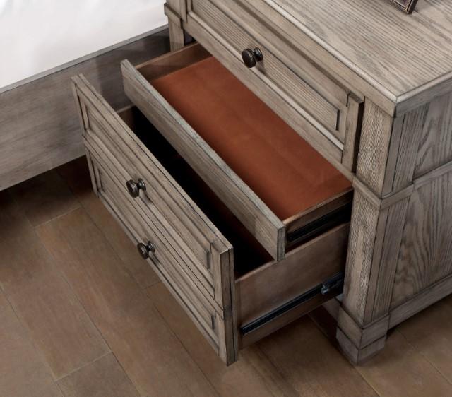 DURANGO Night Stand w/ USB - U&U Home Budget Furniture (Carteret, NJ)