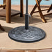 Duro Round Umbrella Base - U&U Home Budget Furniture (Carteret, NJ)