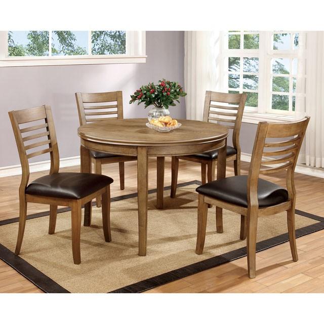 Dwight 48" Round Table - U&U Home Budget Furniture (Carteret, NJ)