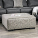Earl Gray Ottoman - U&U Home Budget Furniture (Carteret, NJ)