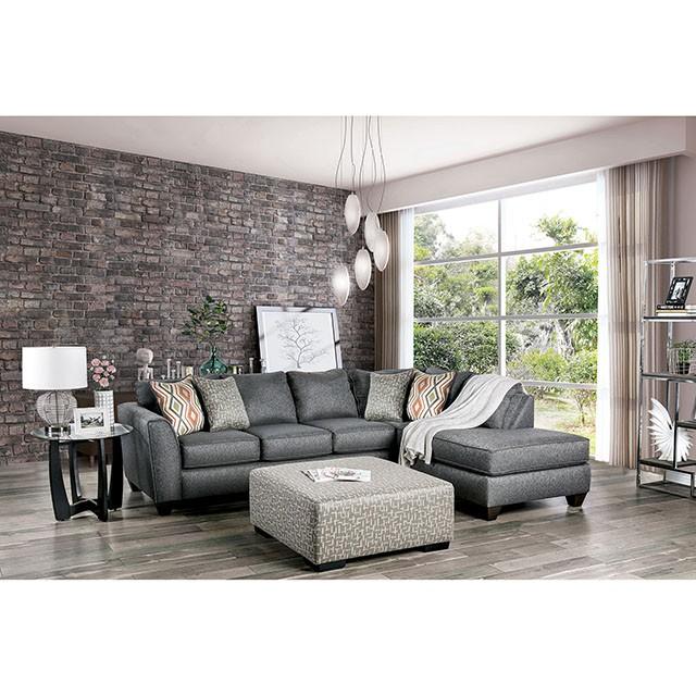 Earl Gray Sectional - U&U Home Budget Furniture (Carteret, NJ)