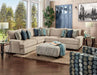 EASTLEIGH Accent Chair, Striped - U&U Home Budget Furniture (Carteret, NJ)