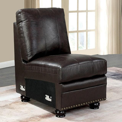 Edith Armless Chair - U&U Home Budget Furniture (Carteret, NJ)