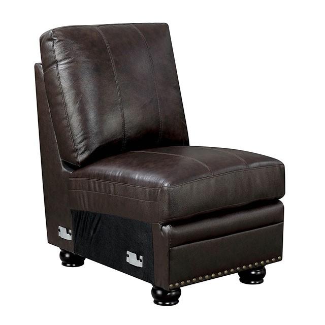 Edith Armless Chair - U&U Home Budget Furniture (Carteret, NJ)