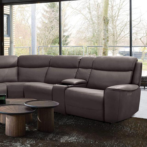 EDMONDUS Power Sectional, Dark Gray - U&U Home Budget Furniture (Carteret, NJ)