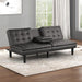 Eidsberg Futon Sofa Bed Orange, Grey, Brown, & Black - U&U Home Budget Furniture (Carteret, NJ)