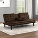Eidsberg Futon Sofa Bed Orange, Grey, Brown, & Black - U&U Home Budget Furniture (Carteret, NJ)