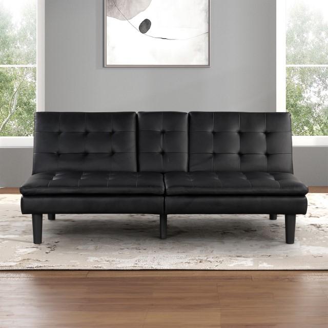 Eidsberg Futon Sofa Bed Orange, Grey, Brown, & Black - U&U Home Budget Furniture (Carteret, NJ)