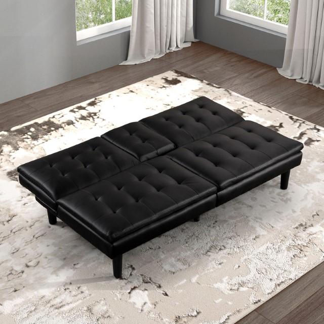 Eidsberg Futon Sofa Bed Orange, Grey, Brown, & Black - U&U Home Budget Furniture (Carteret, NJ)