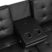 Eidsberg Futon Sofa Bed Orange, Grey, Brown, & Black - U&U Home Budget Furniture (Carteret, NJ)