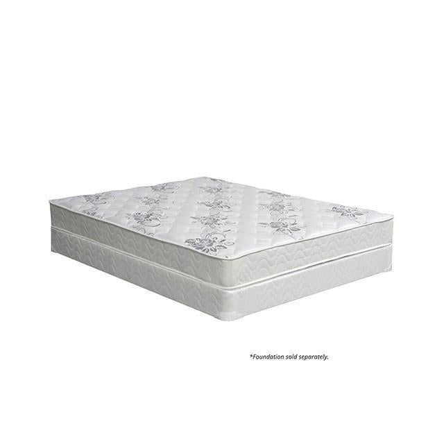 ELBERTYNA White 8" Tight Top Mattress, Twin - U&U Home Budget Furniture (Carteret, NJ)