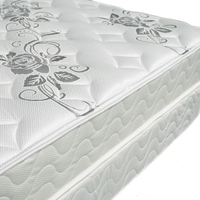 ELBERTYNA White 8" Tight Top Mattress, Cal.King - U&U Home Budget Furniture (Carteret, NJ)