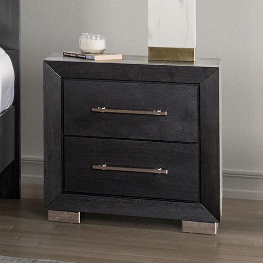 Ashbourne Night Stand w/ USB - U&U Home Budget Furniture (Carteret, NJ)