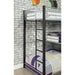 Aubrey Sand Black Twin Triple Decker Bed - U&U Home Budget Furniture (Carteret, NJ)