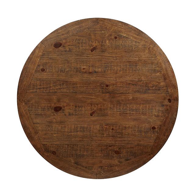 Auletta Transitional Dining Table Round & Squre - U&U Home Budget Furniture (Carteret, NJ)