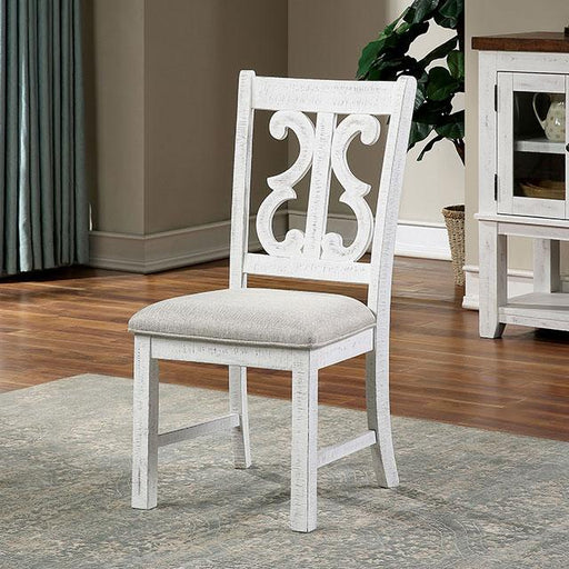Auletta Transitional Side Chair (2/CTN) - U&U Home Budget Furniture (Carteret, NJ)