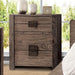 AVEIRO Rustic Natural Tone Chest - U&U Home Budget Furniture (Carteret, NJ)