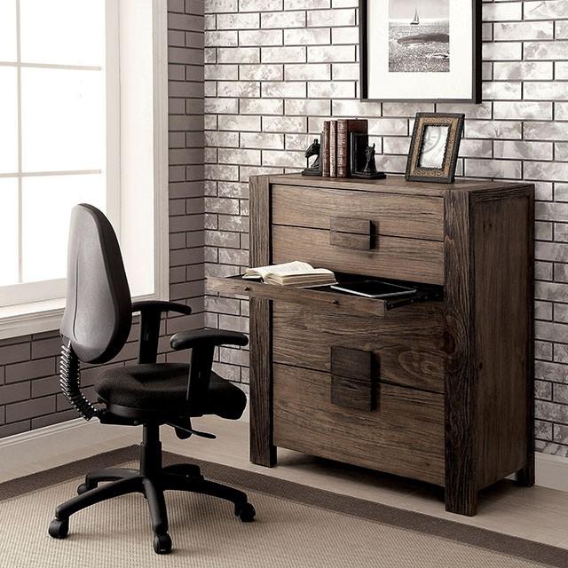 AVEIRO Rustic Natural Tone Chest - U&U Home Budget Furniture (Carteret, NJ)