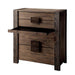 AVEIRO Rustic Natural Tone Chest - U&U Home Budget Furniture (Carteret, NJ)
