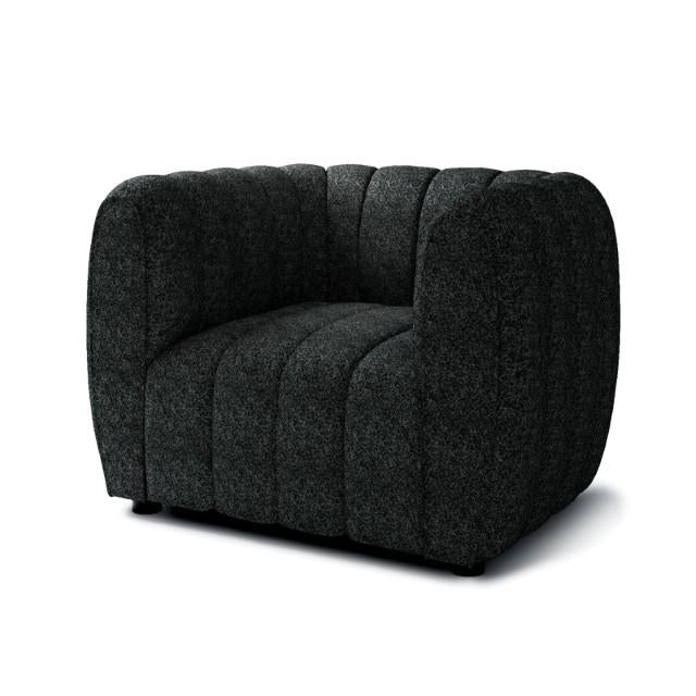 AVERSA Chair, Black, Gray, & White - U&U Home Budget Furniture (Carteret, NJ)