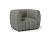 AVERSA Chair, Black, Gray, & White - U&U Home Budget Furniture (Carteret, NJ)