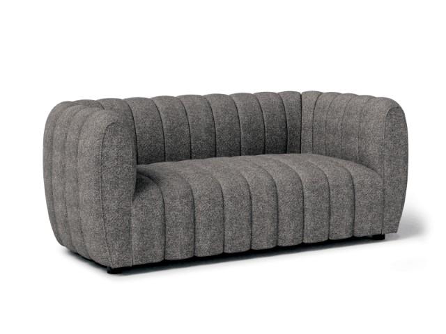 AVERSA Loveseat, Black, Gray, & White - U&U Home Budget Furniture (Carteret, NJ)
