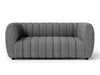 AVERSA Loveseat, Black, Gray, & White - U&U Home Budget Furniture (Carteret, NJ)