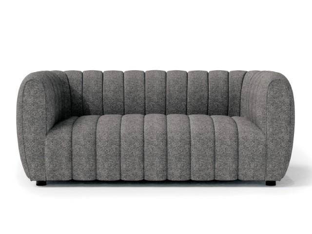 AVERSA Loveseat, Black, Gray, & White - U&U Home Budget Furniture (Carteret, NJ)