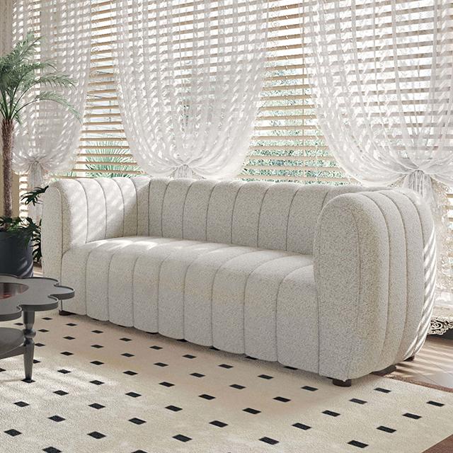 AVERSA Loveseat, Black, Gray, & White - U&U Home Budget Furniture (Carteret, NJ)