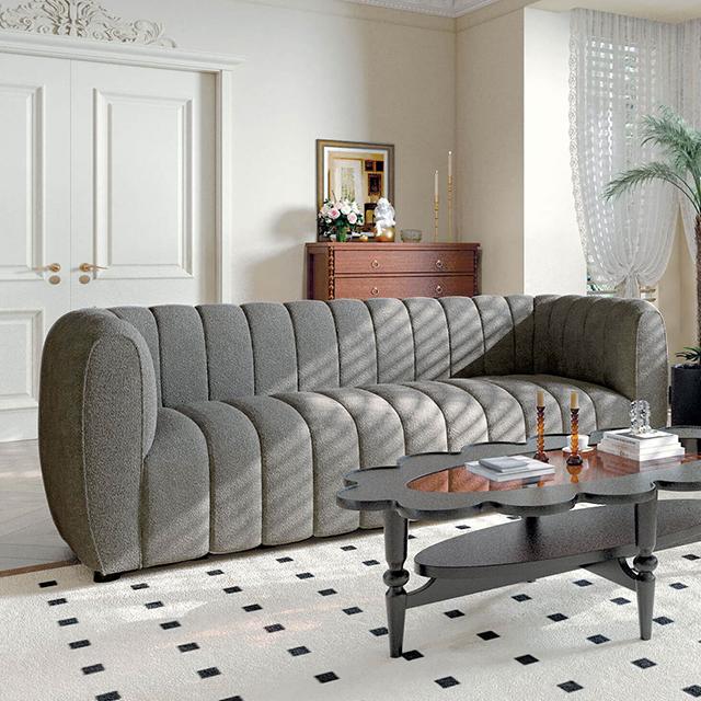 AVERSA Sofa, Black, Gray, & White - U&U Home Budget Furniture (Carteret, NJ)