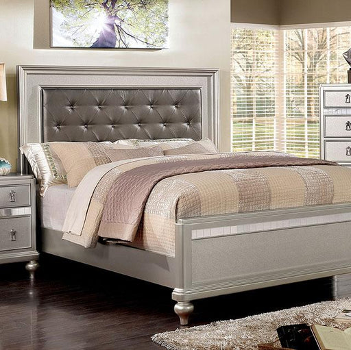 Avior Bed Silver - U&U Home Budget Furniture (Carteret, NJ)