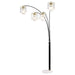 Elouise Black/Gold Arch Lamp - U&U Home Budget Furniture (Carteret, NJ)