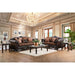 ELPIS Brown/Espresso Sofa - U&U Home Budget Furniture (Carteret, NJ)