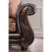 ELPIS Brown/Espresso Sofa - U&U Home Budget Furniture (Carteret, NJ)