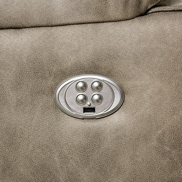 Elton Power Love Seat - U&U Home Budget Furniture (Carteret, NJ)