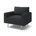 ELVERUM Chair, Black - U&U Home Budget Furniture (Carteret, NJ)