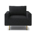ELVERUM Chair, Black - U&U Home Budget Furniture (Carteret, NJ)