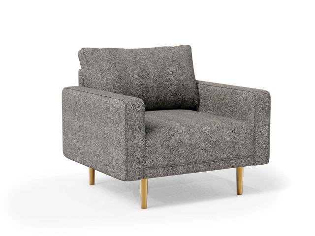 ELVERUM Chair, Charcoal Gray - U&U Home Budget Furniture (Carteret, NJ)