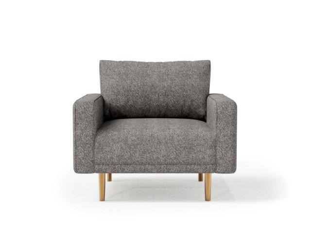 ELVERUM Chair, Charcoal Gray - U&U Home Budget Furniture (Carteret, NJ)