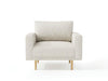 ELVERUM Chair, Off-White - U&U Home Budget Furniture (Carteret, NJ)