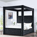 Etherea Bed Gray & Black - U&U Home Budget Furniture (Carteret, NJ)