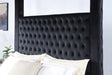 Etherea Bed Gray & Black - U&U Home Budget Furniture (Carteret, NJ)