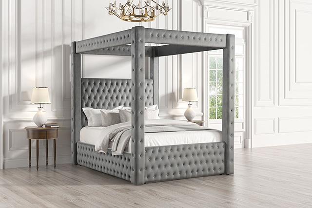 Etherea E.King & Queen Bed - U&U Home Budget Furniture (Carteret, NJ)