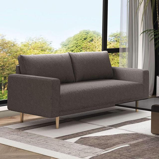 ELVERUM Loveseat, Charcoal Gray - U&U Home Budget Furniture (Carteret, NJ)